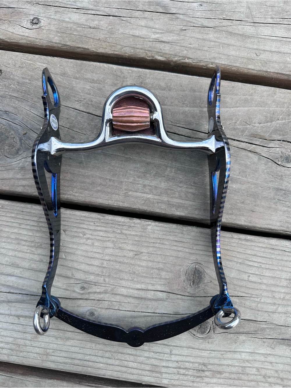 Horse Tack - NEW 5” Garcia High Port Roller Sterling Silver Western Curb Bit - Picture 6 of 9